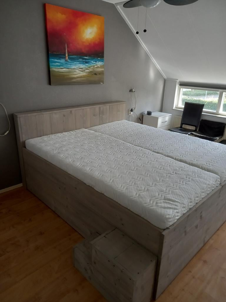 Bedden steigerhout op maat, Ophalen of Verzenden, Nieuw, Steigerhout