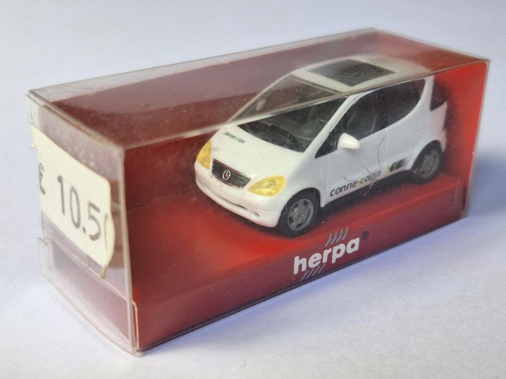 Herpa Mercedes A klasse 168 1600 Connexxion, Ophalen of Verzenden, Zo goed als nieuw, Auto, Herpa