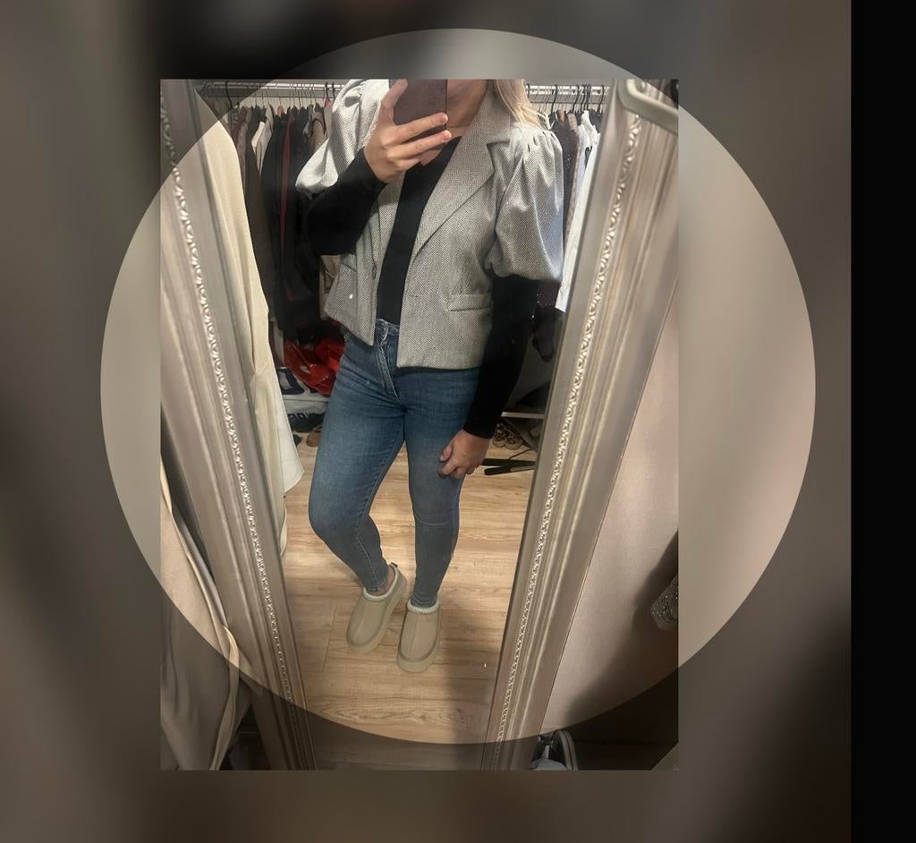 Blazer (glitter), Kleding | Dames, Jasjes, Kostuums en Pakken, Ophalen of Verzenden, Zo goed als nieuw