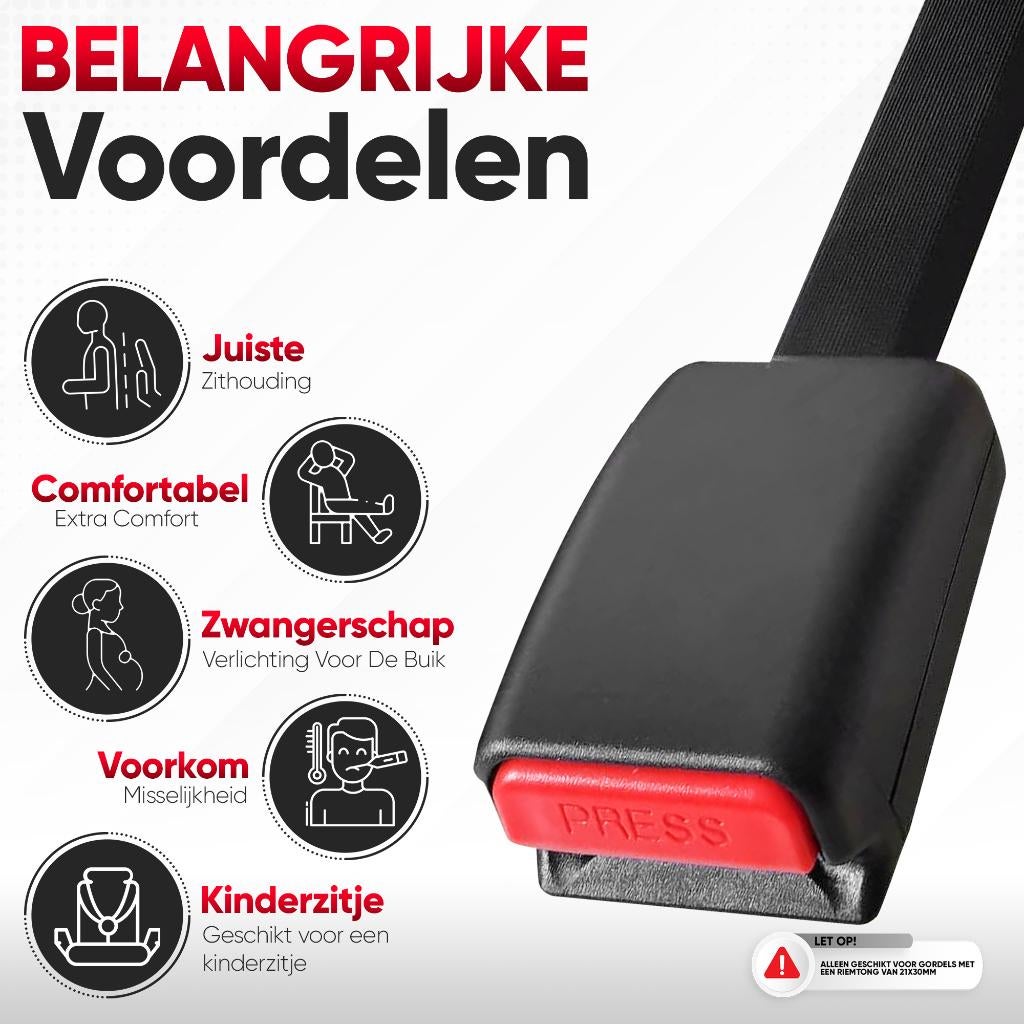 Gordelverlenger Auto – Alleen voor 21x30mm Riemtong, Auto diversen, Verzenden, Nieuw