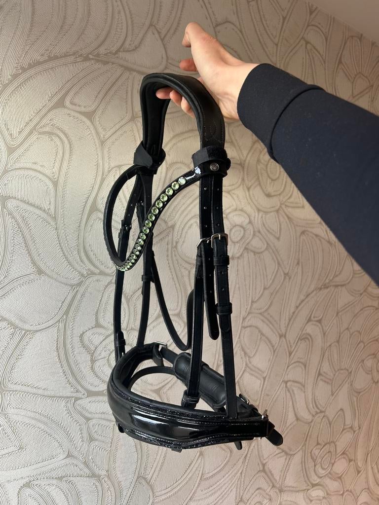 Monère equestrian swarovski hoofdstel nieuw maat Full!, Dieren en Toebehoren, Paarden en Pony's | Hoofdstellen en Tuigage, Ophalen of Verzenden