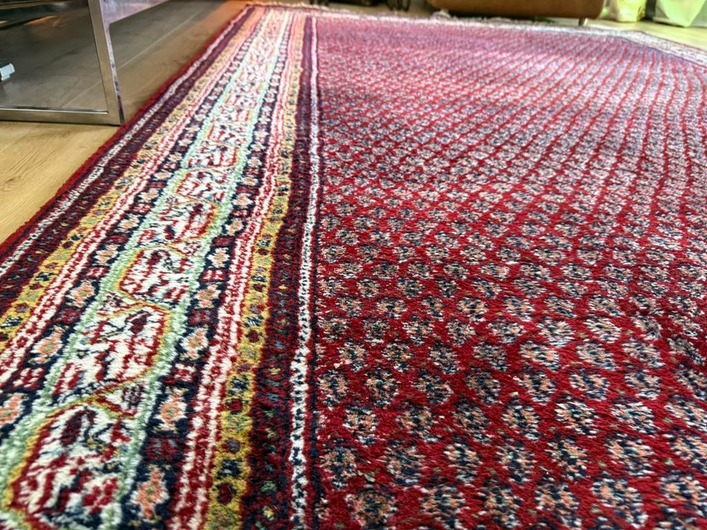 Handgeknoopt Mir tapijt 296  x 197 cm Arak/Sarough-regio, 1053 ML, Amsterdam, Info@bababoho.com, Ophalen of Verzenden, Zo goed als nieuw