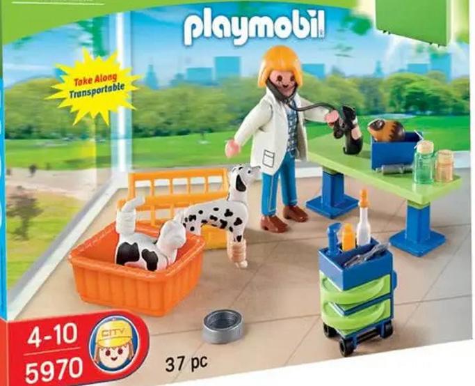 Playmobil City Life dierenarts 5970, Kinderen en Baby's, Speelgoed | Playmobil, Zo goed als nieuw, Complete set, Ophalen of Verzenden