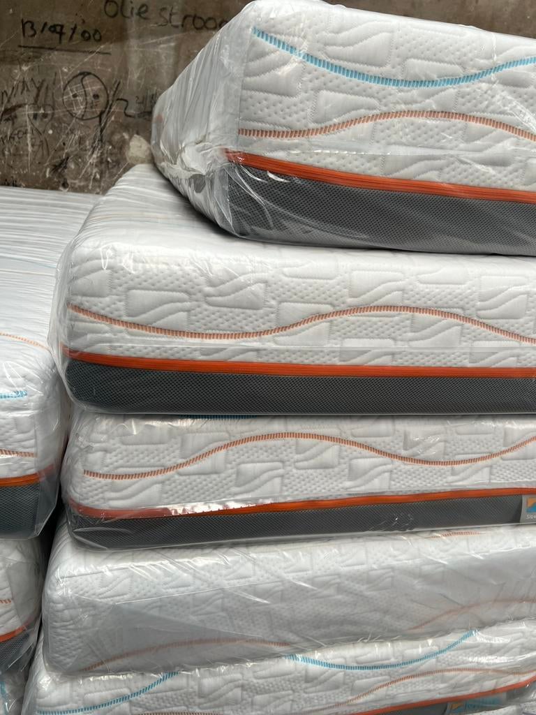 2x Mline slowmotion 4 90x220 matras event. Auping tempur, Ophalen, 90 cm, Eenpersoons, Nieuw