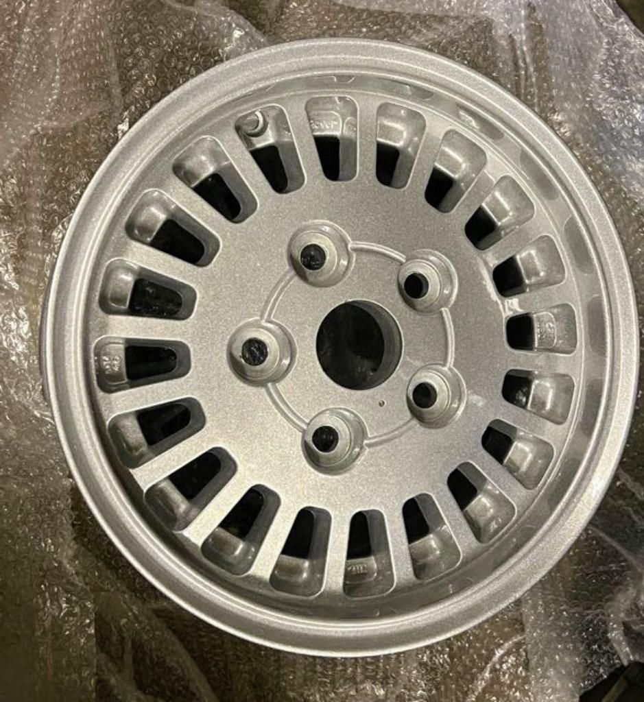 Set Rover SD1 lichtmetalen velgen, 14 inch, Banden en Velgen, Gereviseerd, Winterbanden