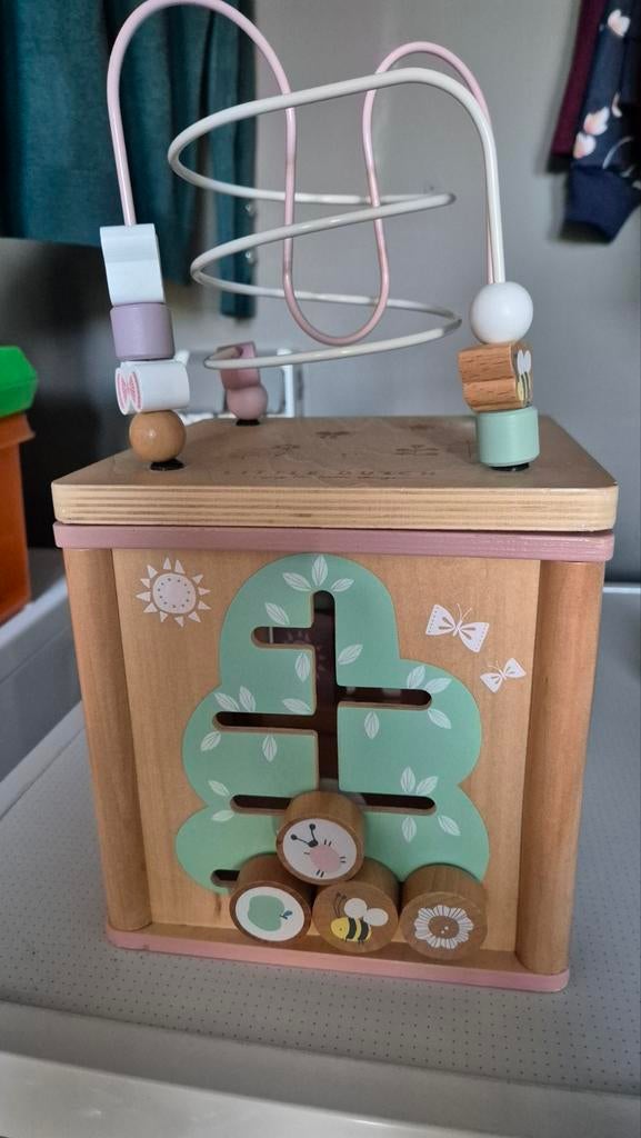 Houten activiteitenkubus little dutch, Kinderen en Baby's, Speelgoed | Houten speelgoed, Ophalen of Verzenden, Gebruikt
