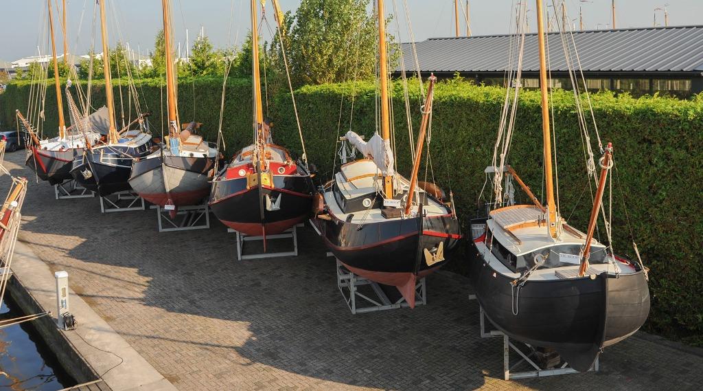 Vollenhovense Bollen te koop (K&dV), Watersport en Boten, Platbodems, Ophalen, Gebruikt, Staal, Diesel