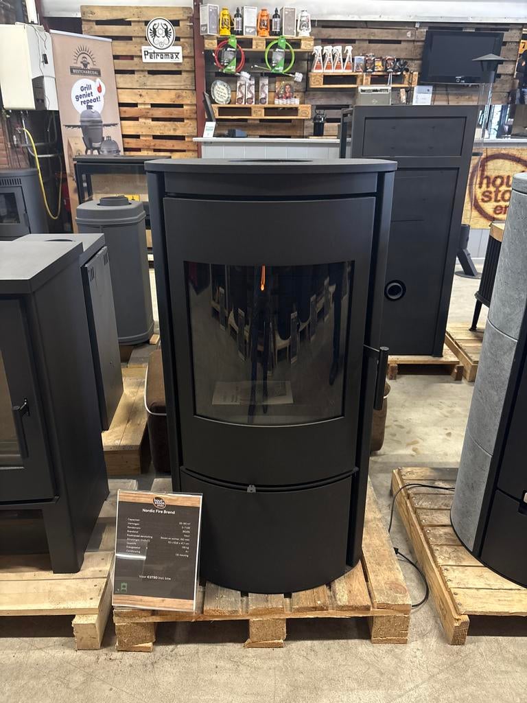 Nordic Fire Houtkachel - Nieuw!, Huis en Inrichting, Kachels, Ophalen of Verzenden, Vrijstaand, Hout, Nieuw