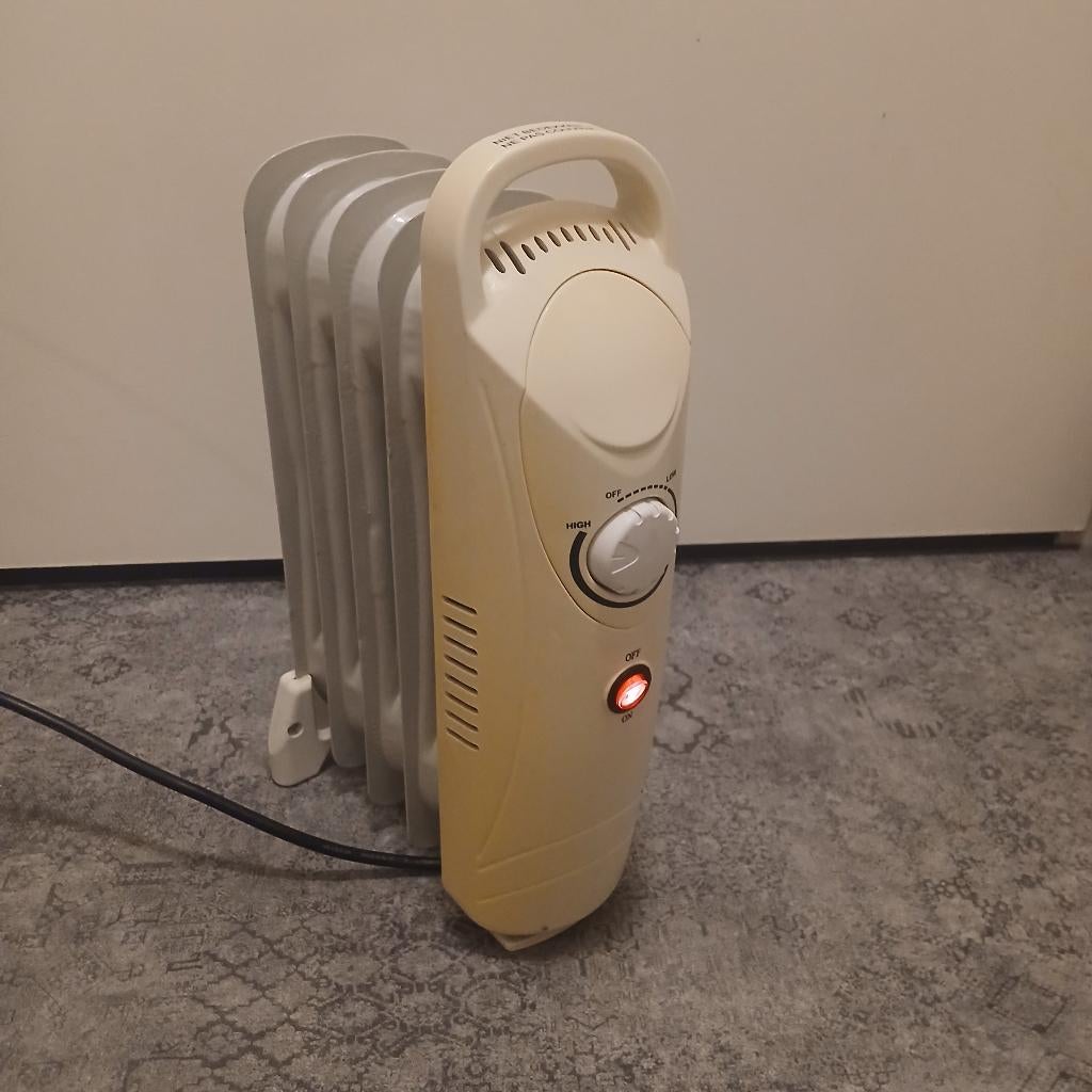 elektrische olieradiator, 30 tot 80 cm, Gebruikt, Radiator, Minder dan 60 cm