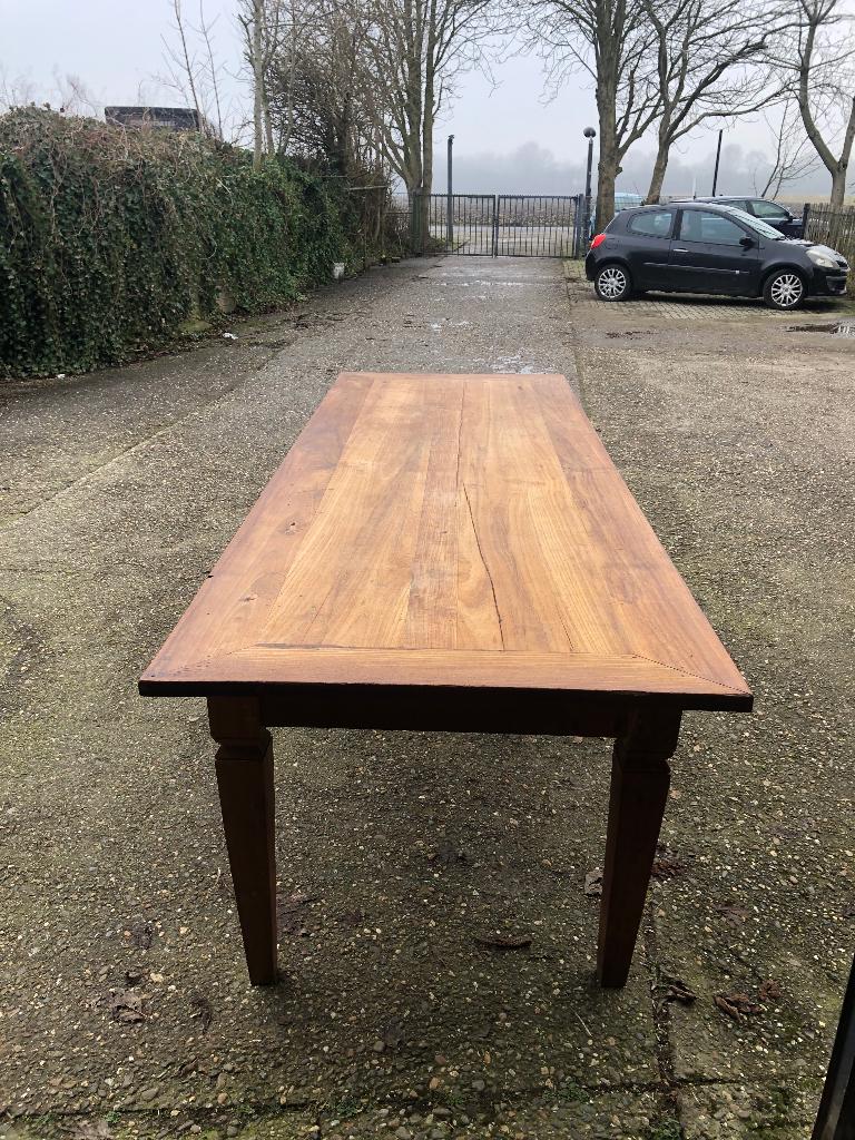 Teak tafel, Ophalen, Gebruikt, 200 cm of meer, 50 tot 100 cm