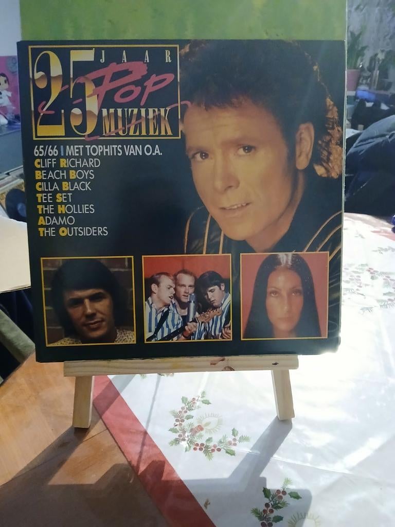 25 Jaar Pop Muziek 65 66  2 LP vinyl platen, Cd's en Dvd's, Vinyl | Pop, Ophalen of Verzenden, Zo goed als nieuw, 12 inch