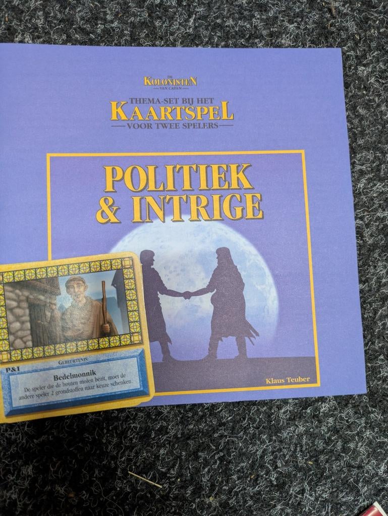 Kolonisten uitbreiding kaartspel politiek en intrige, Hobby en Vrije tijd, Gezelschapsspellen | Kaartspellen, Ophalen of Verzenden