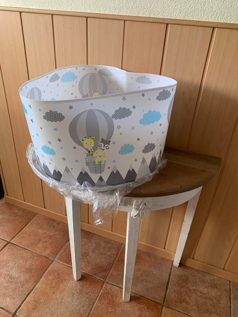 Paco hanglamp met vrolijke print, Huis en Inrichting, Lampen | Hanglampen, Ophalen of Verzenden, Zo goed als nieuw, Kunststof