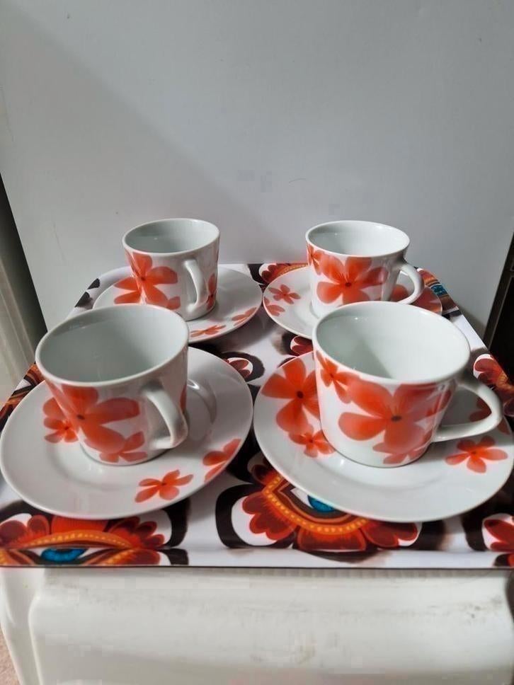 20-delig floral patroon serviesset, nieuw, Huis en Inrichting, Keuken | Servies, Ophalen, Nieuw, Overige stijlen, Bord(en)