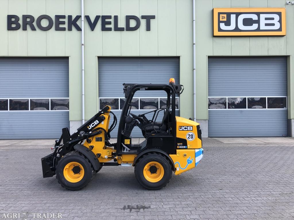 JCB 403E Elektrische shovel, Ophalen of Verzenden, Broekveldt BV, Compagnonsweg 2, 9482WR Tynaarlo, NL, Wiellader of Shovel
