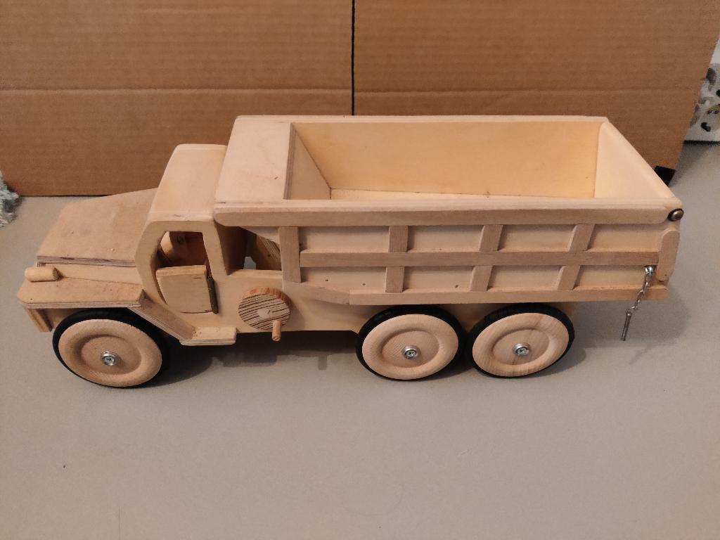 Te koop houten zand truck (kinder speelgoed), Ophalen of Verzenden, Nieuw, Duw- of Trekspeelgoed