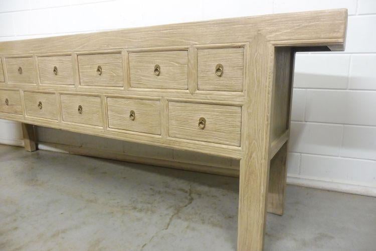 Groot landelijk dressoir Sidetable, Nieuw, Ophalen of Verzenden, 200 cm of meer, Landelijk, Oosters