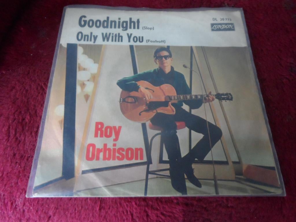 Roy Orbison - Goodnight / Only with you, Gebruikt, 7 inch, Single, Ophalen of Verzenden