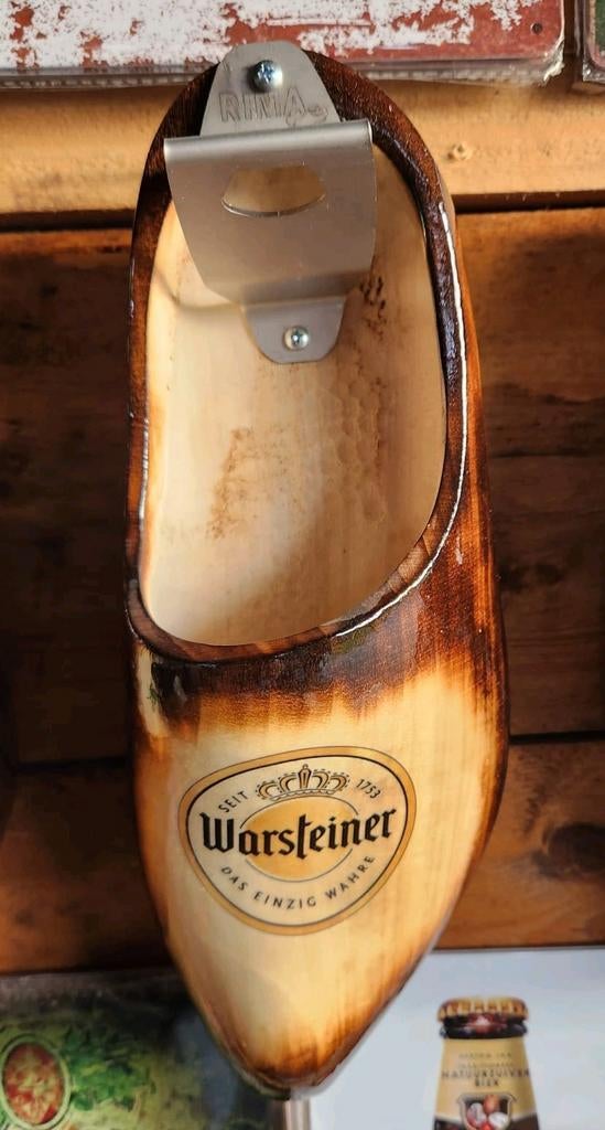 Mooie WARSTEINER klomp opener doppenvanger, Verzamelen, Biermerken, Ophalen of Verzenden, Nieuw, Flesopener, Overige merken