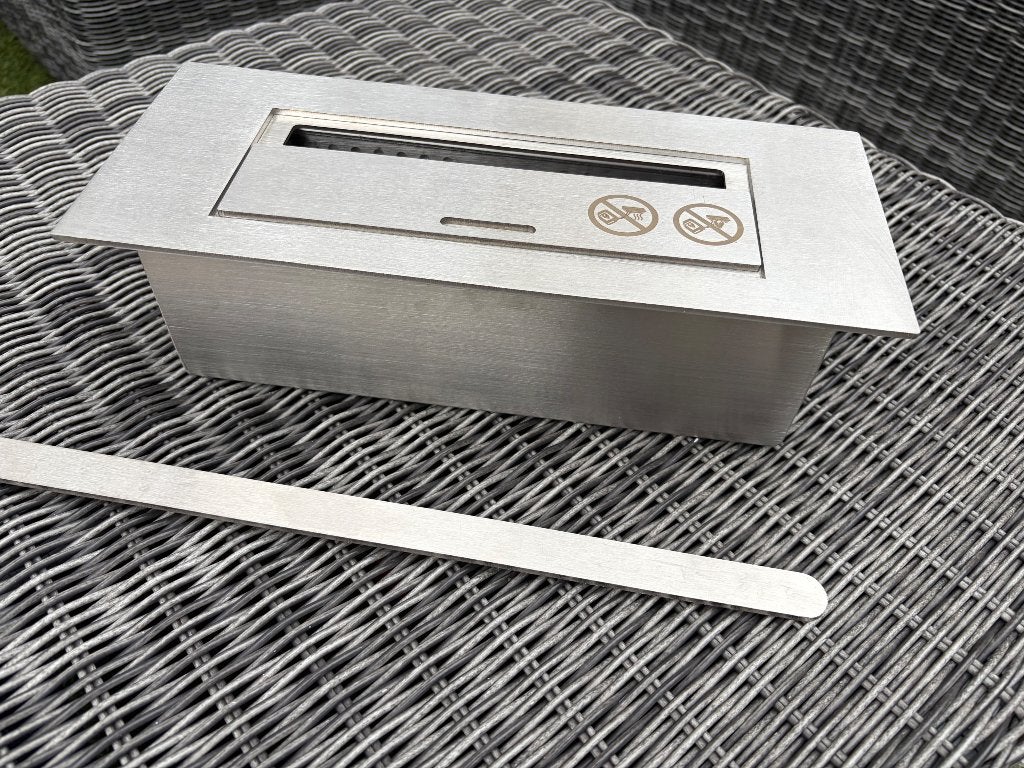 Bio-ethanol brander - nieuw - rvs, Ophalen of Verzenden, Nieuw, Inbouwhaard, Overige soorten