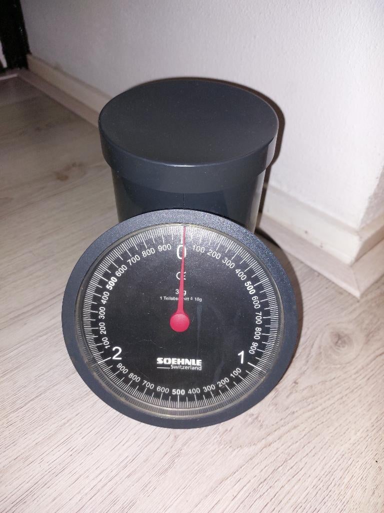 keuken weegschaal soehnle donker grijs, Witgoed en Apparatuur, Minder dan 10 kg, Keukenweegschaal, Ophalen of Verzenden, Zo goed als nieuw