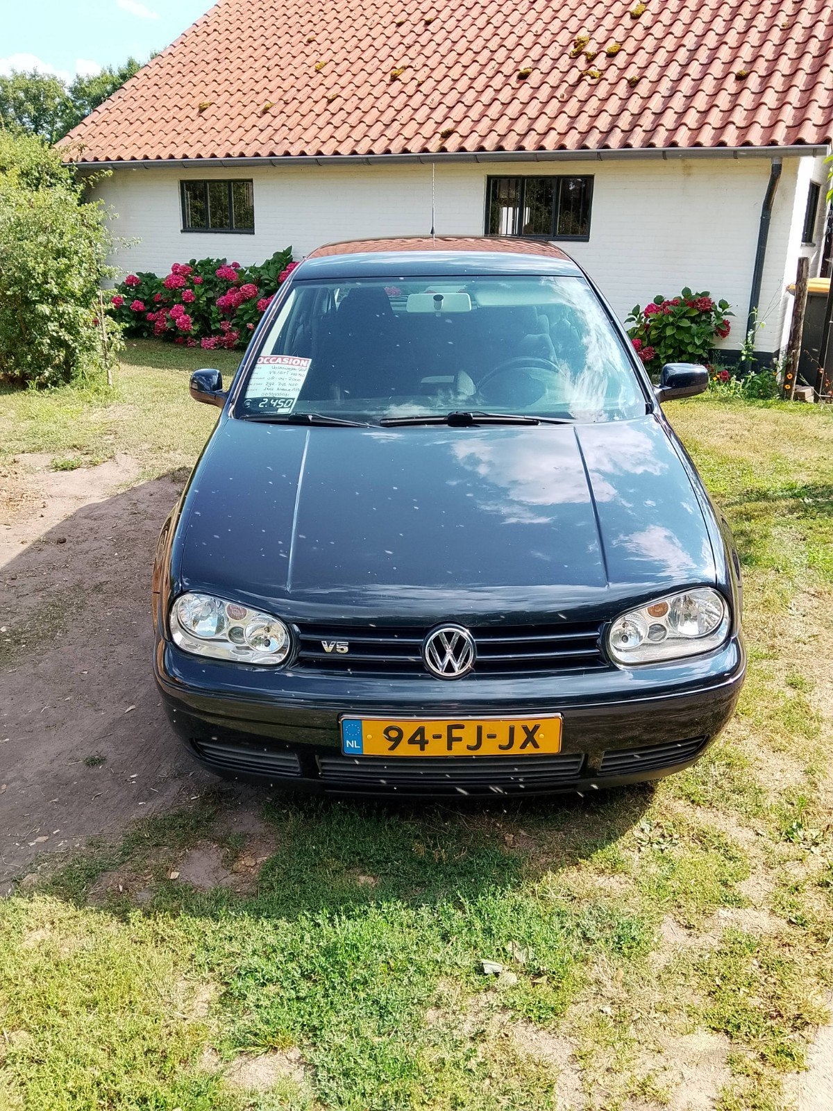 Volkswagen Golf 2.3 V5 110KW APK Clima Info 0655955031, Voorwielaandrijving, Stof, Zwart, Blauw