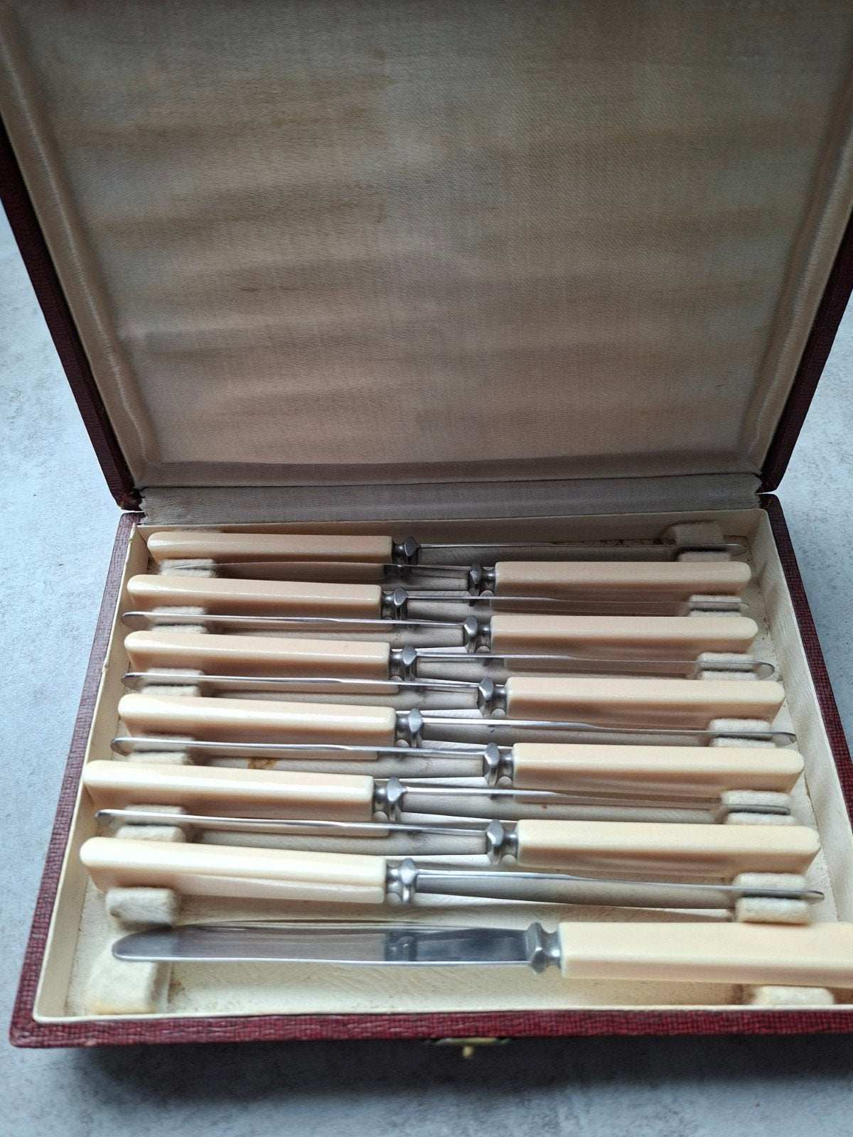 Vintage messenset, Ophalen of Verzenden