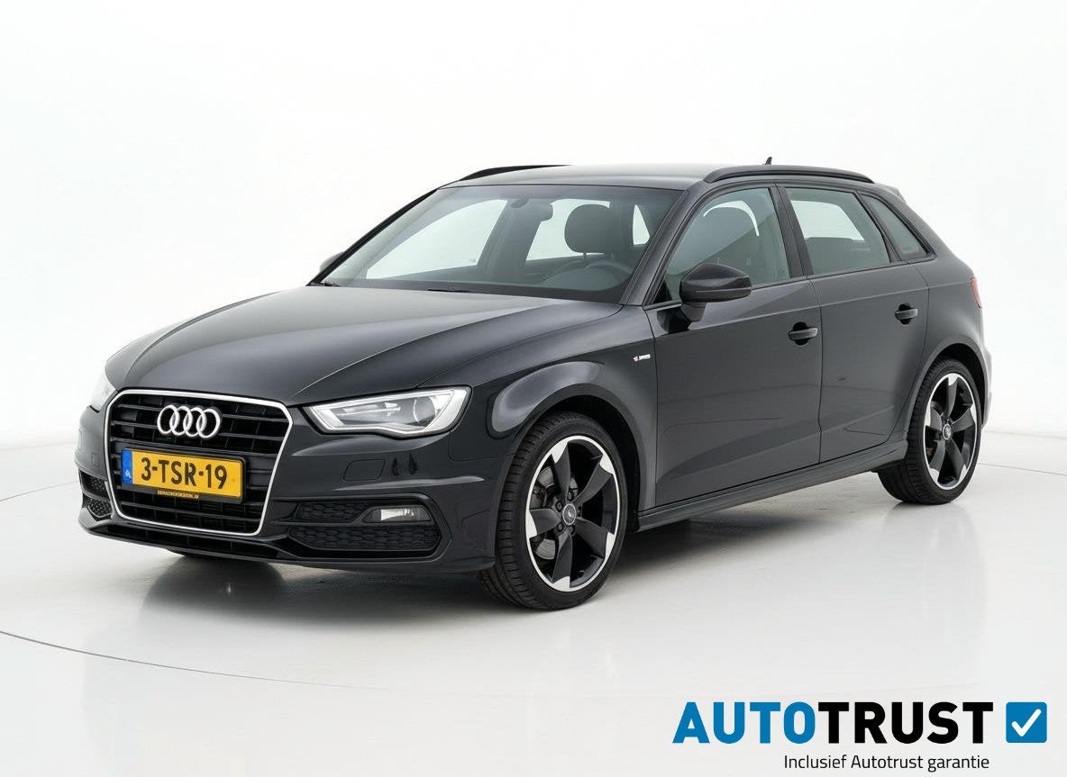 Audi A3 Sportback 1.4 TFSI Ambition Pro Line S g-tron, Auto's, Gebruikt, 4 cilinders, CNG (Aardgas), Leder en Stof