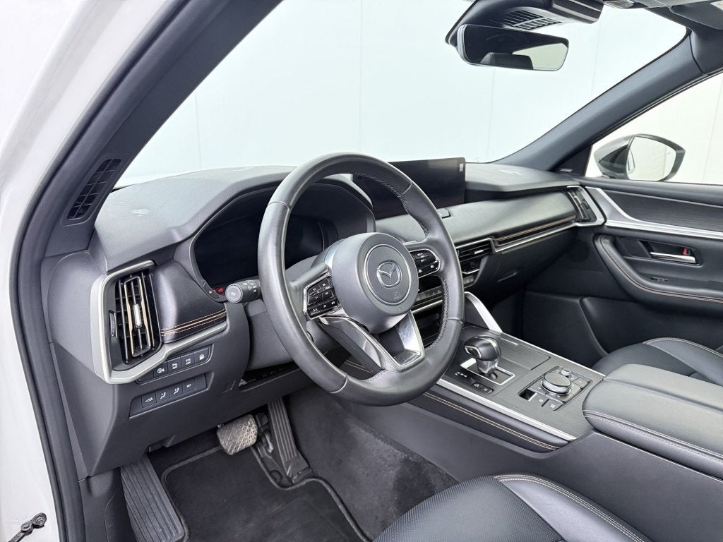 Mazda CX-60 2.5 PHEV 327pk AWD Homura Plus/Elec.Trekhaak/Pan, Auto's, Dealer onderhouden, Gebruikt, 2500 kg, Wit