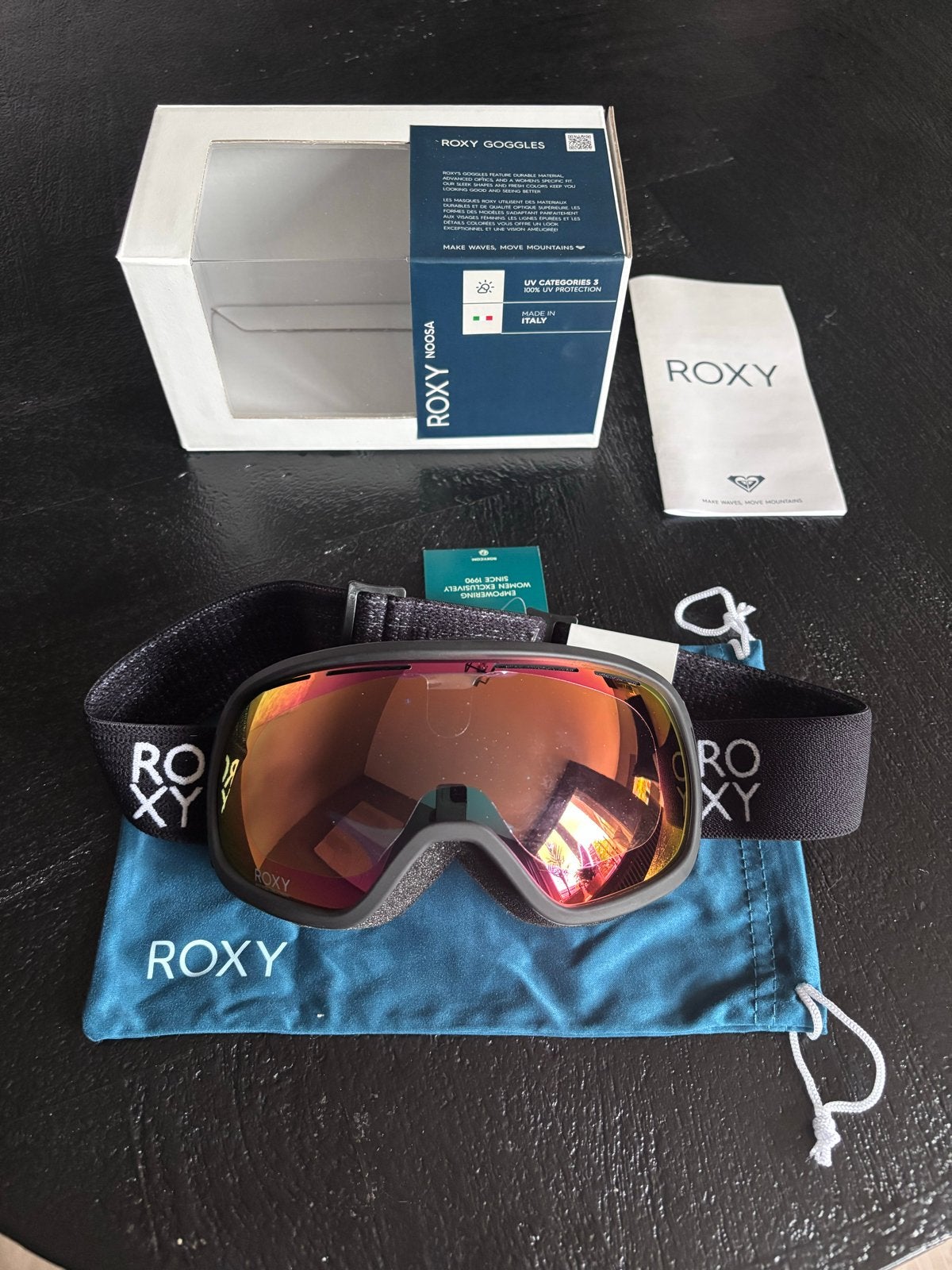 Nieuwe ROXY Noosa dames skibril - UV Categorie 3, Ophalen of Verzenden, Nieuw, Overige typen