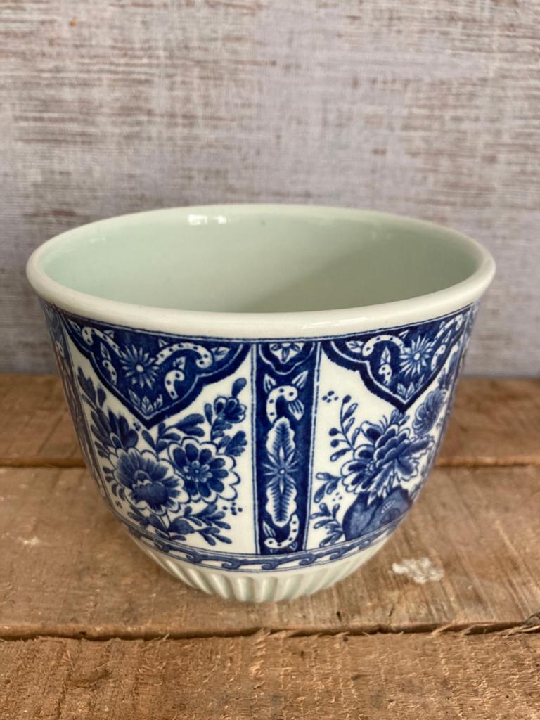 Vintage bloempot Delfts Royal Sphinx Maastricht P.Regout M12, Antiek en Kunst, Antiek | Keramiek en Aardewerk, Ophalen of Verzenden
