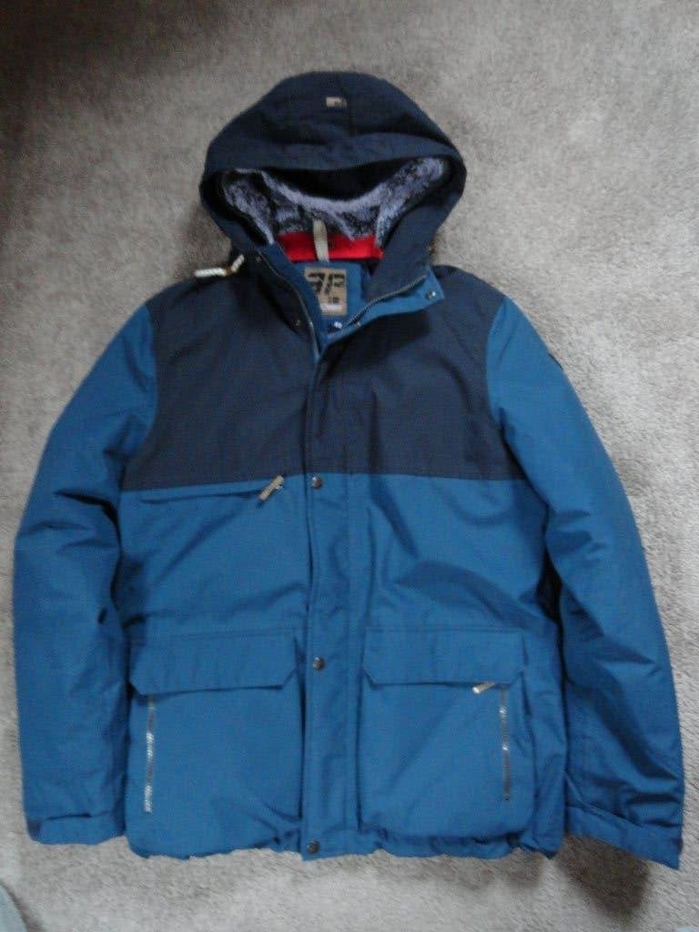 winterjas jas heren jas maat 52 blauw, Kleding | Heren, Ophalen of Verzenden, Zo goed als nieuw, Maat 52/54 (L), Blauw