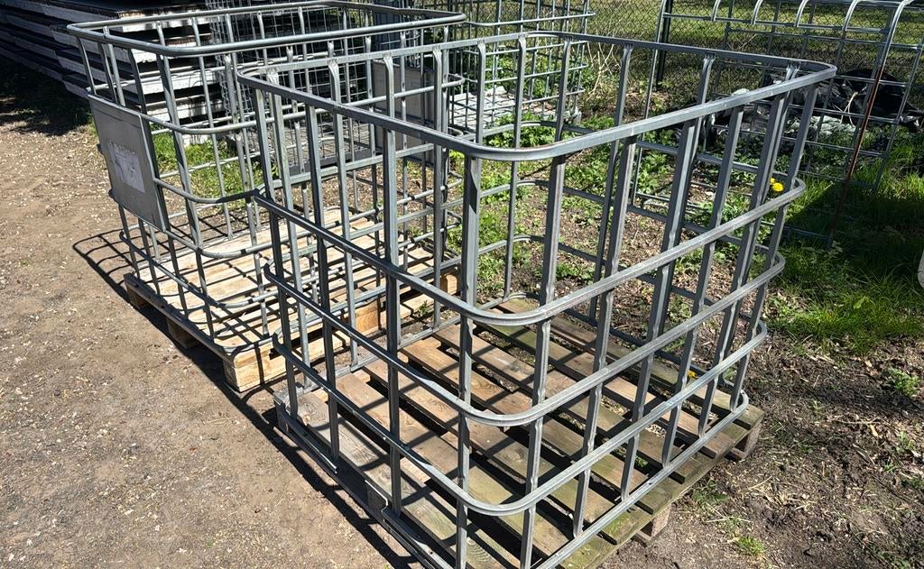 Ibc kratten, Tuin en Terras, Ophalen of Verzenden, Zo goed als nieuw, IJzer