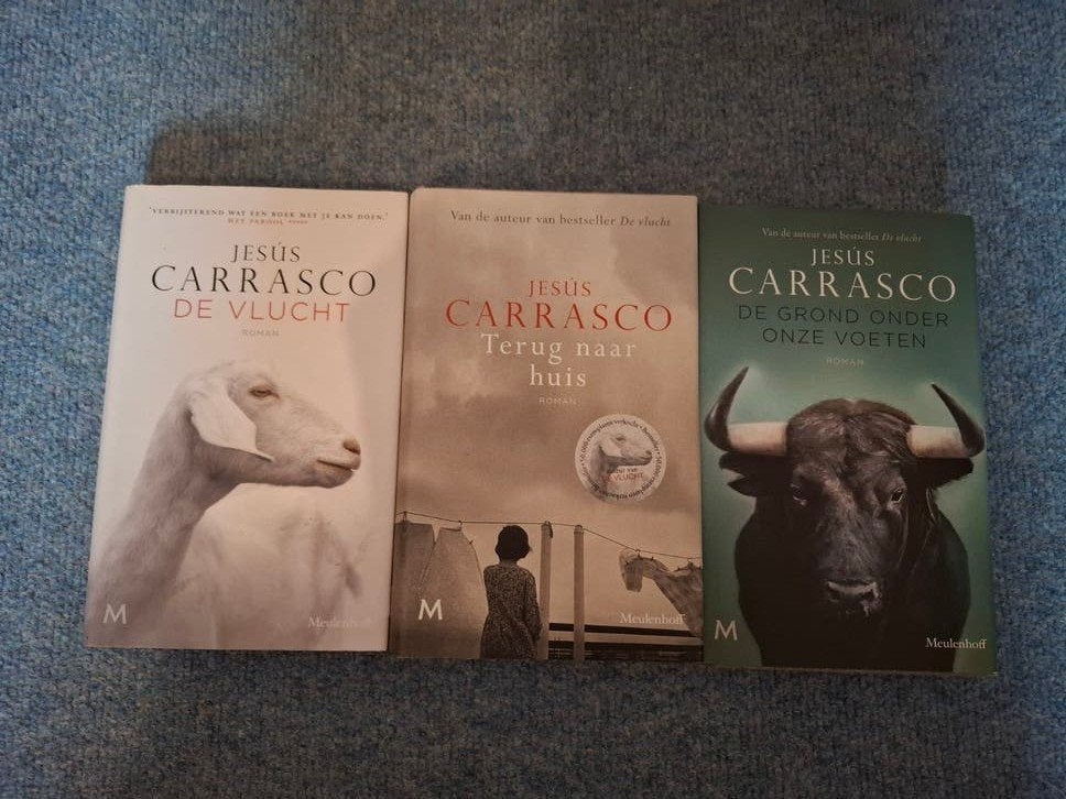 Boeken van J.Carrasco: De Vlucht, Terug naar huis, De gro, Ophalen of Verzenden, Zo goed als nieuw, Jesús Carrasco