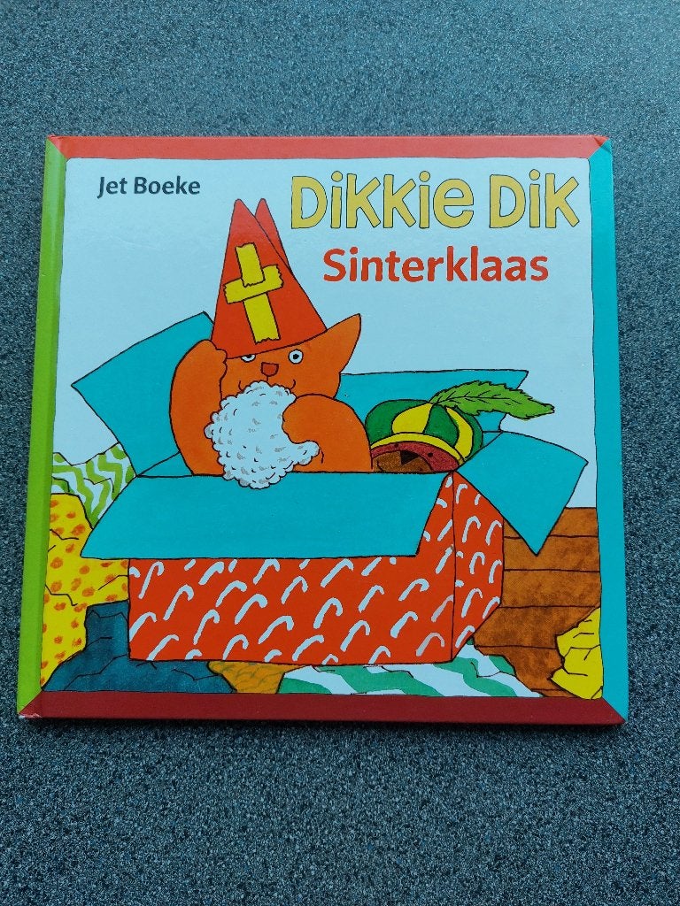 Dikkie Dik Sinterklaas/Kerstmis, omkeerboek - Jet Boeke, Ophalen of Verzenden, Zo goed als nieuw, Fictie algemeen