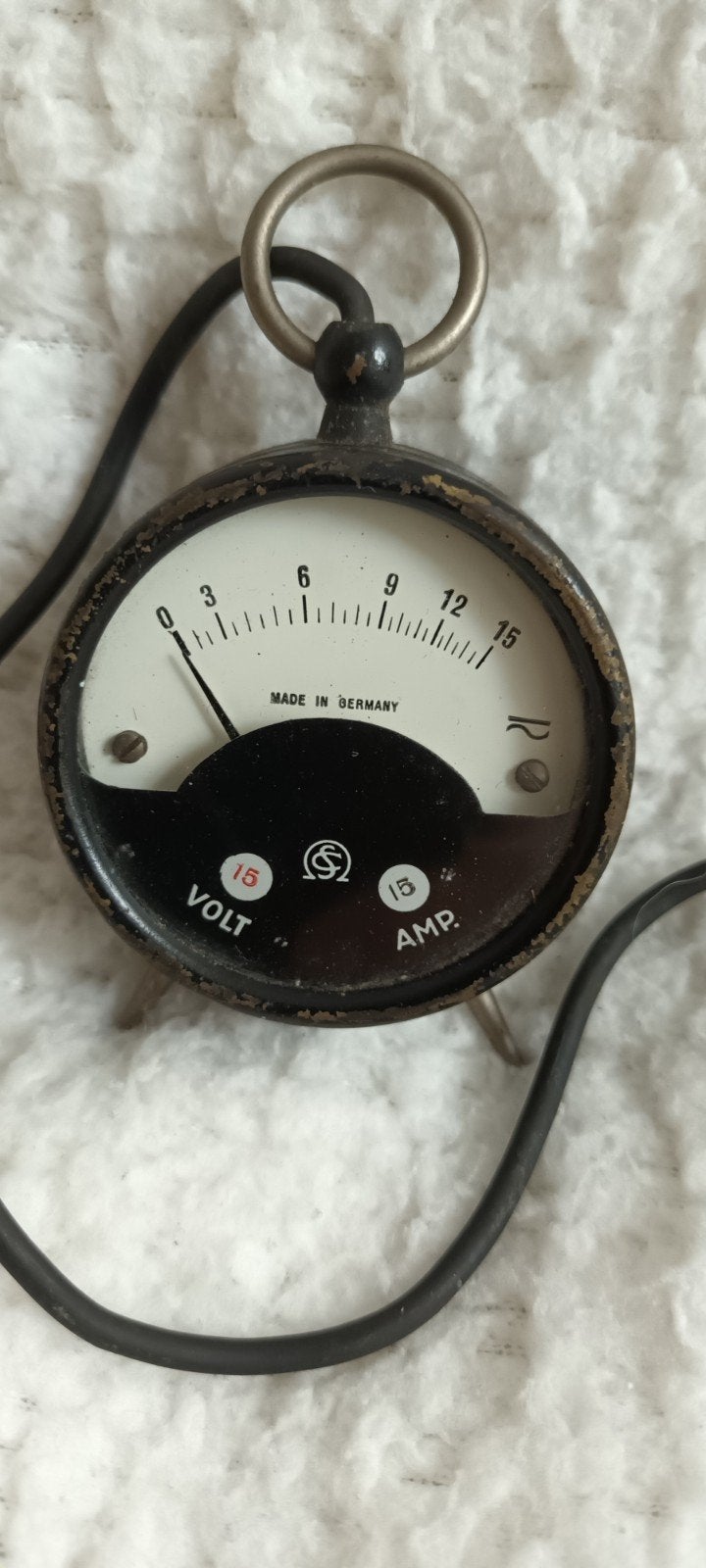 Vintage Made in Germany Voltmeter Amperemeter, Ophalen of Verzenden
