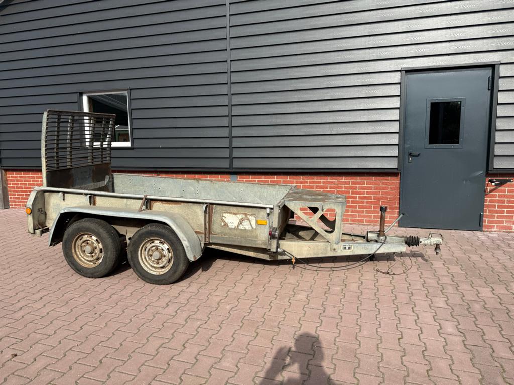 Robuuste dubbelassige aanhanger - Ideaal voor zwaar werk, Ophalen, Gebruikt