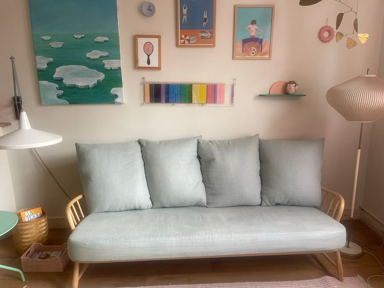 Ercol Jubilee bank - 3p, Ophalen