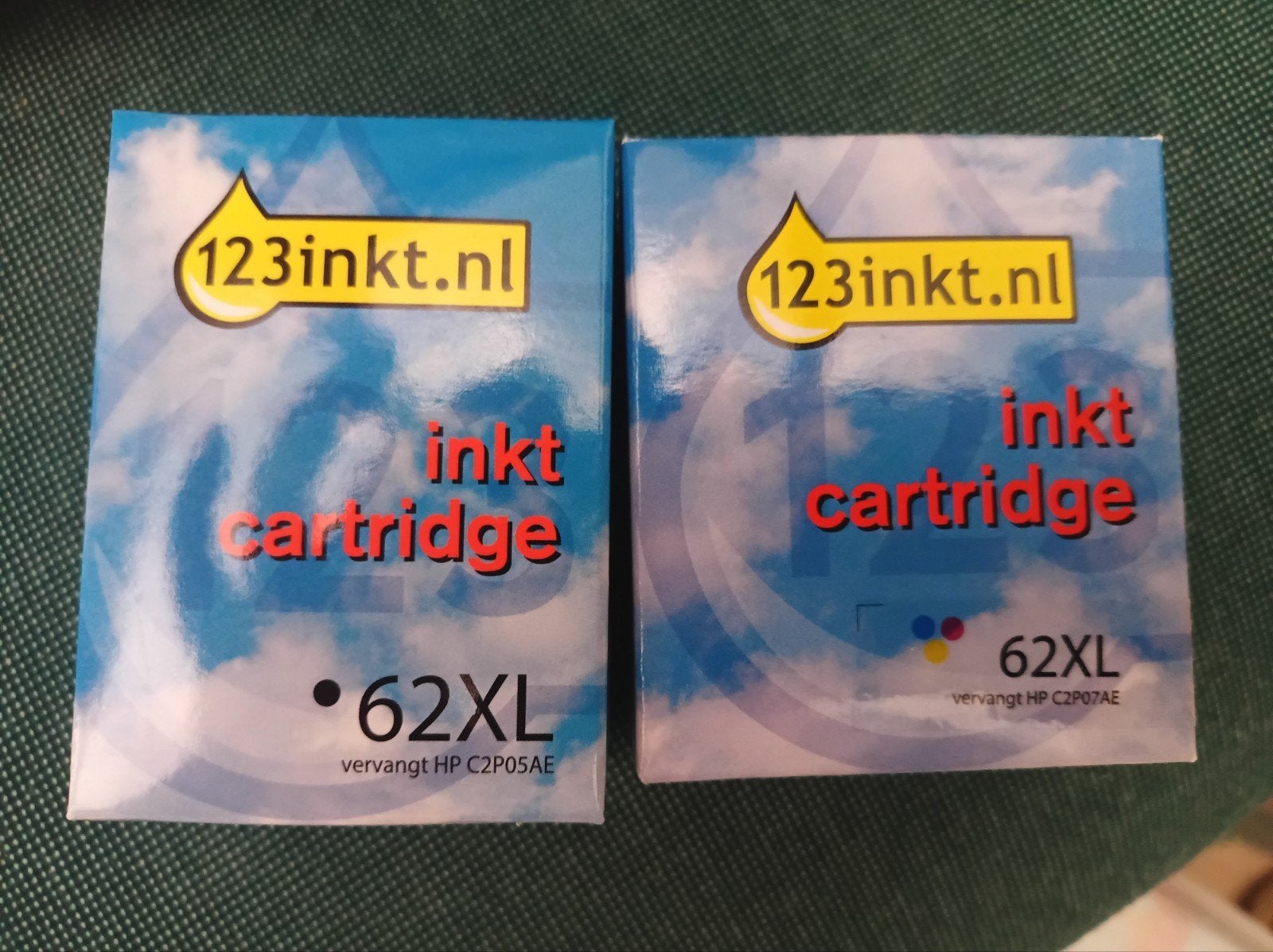 inktcartridges 62XL (HP C2P05AE), Computers en Software, Ophalen, Nieuw, Cartridge, 123inkt.nl