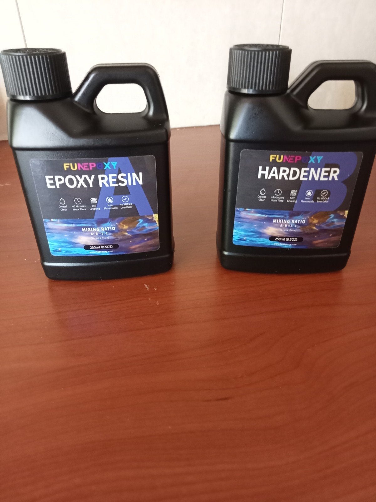 Funepoxy 1:1 Epoxy Resin & Hardener Set - 3 Doosjes, Ophalen, Nieuw, Kunststof, Overige merken