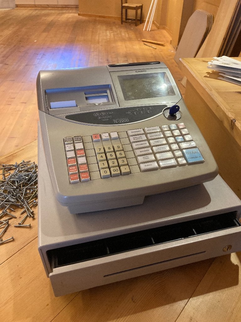 Kassa Casio TE 2200 kasregister, Ophalen, Overige typen