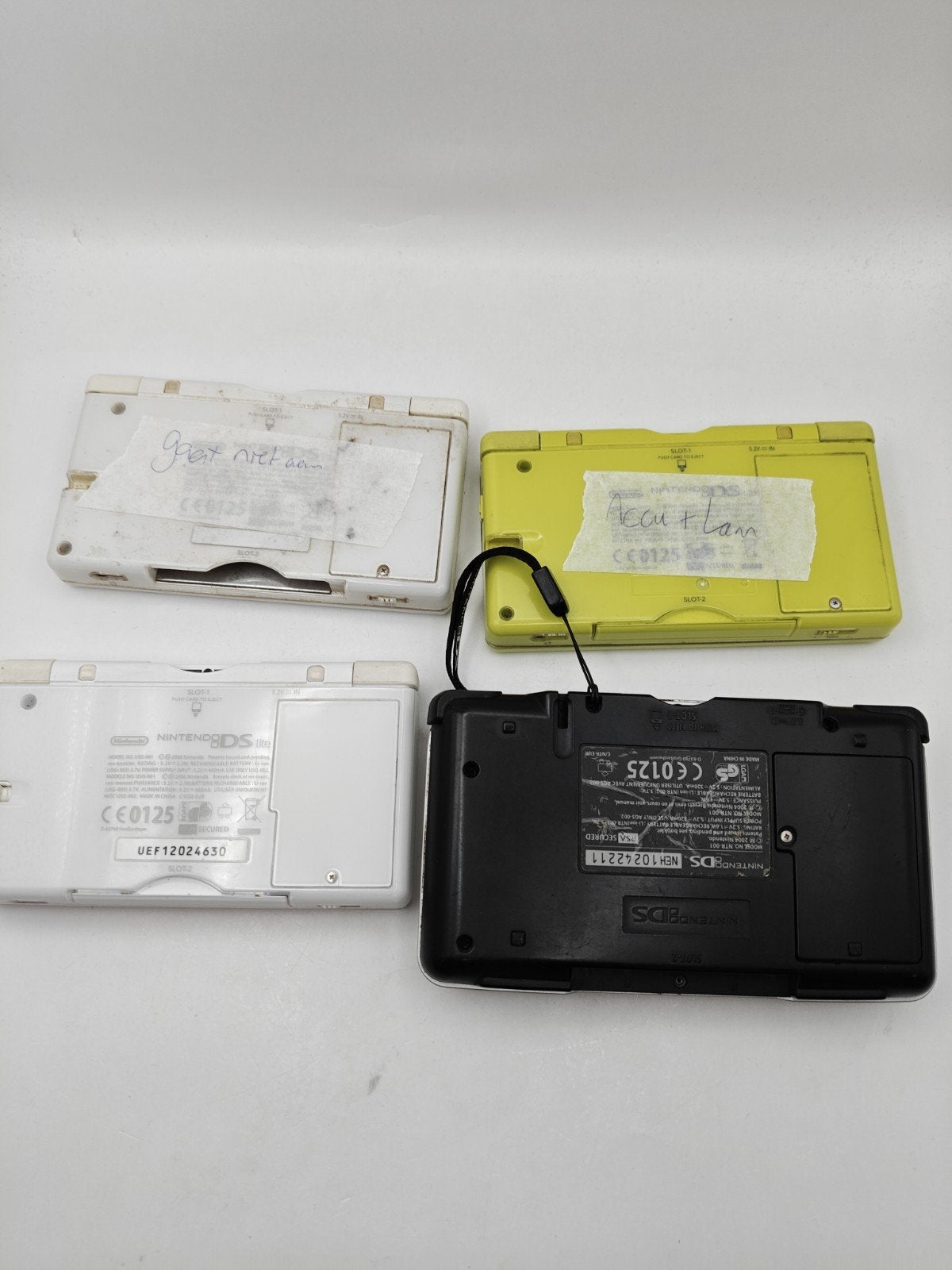 DEFECT 4x DS lite + phat +2x psp, Nintendo, Overige kleuren, Niet werkend, DS Lite