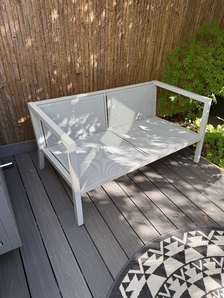 Loungeset Salta Gamma, Tuin en Terras, Tuinsets en Loungesets, Aluminium, Zo goed als nieuw, Loungeset, Bank