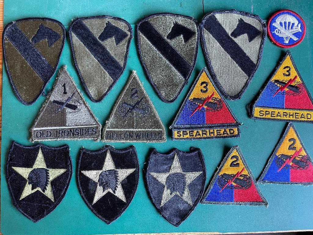 US patches origineel post wo2 ww2, Verzamelen, Militaria | Tweede Wereldoorlog, Ophalen of Verzenden, Landmacht, Amerika, Embleem of Badge
