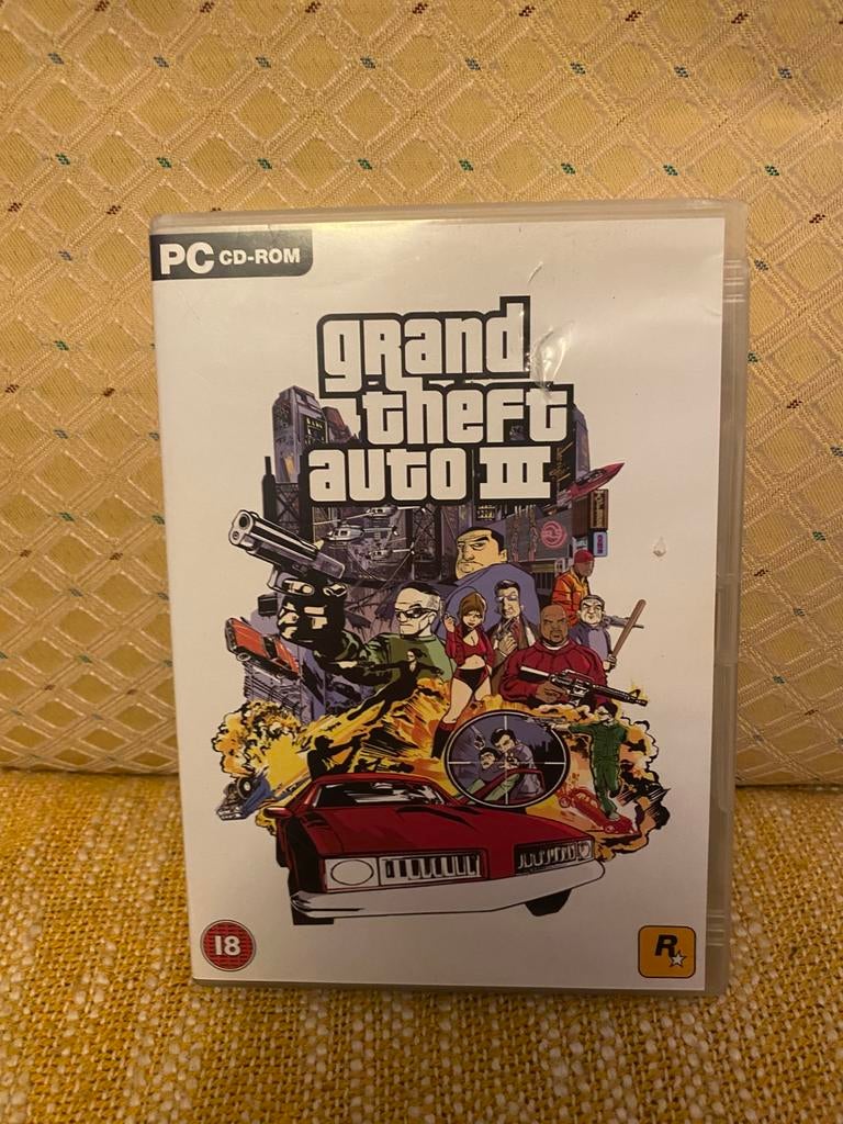 PC Game: Grand Theft Auto 3 - GTA III (Rockstar), Avontuur en Actie, Vanaf 18 jaar, 1 speler, Ophalen of Verzenden