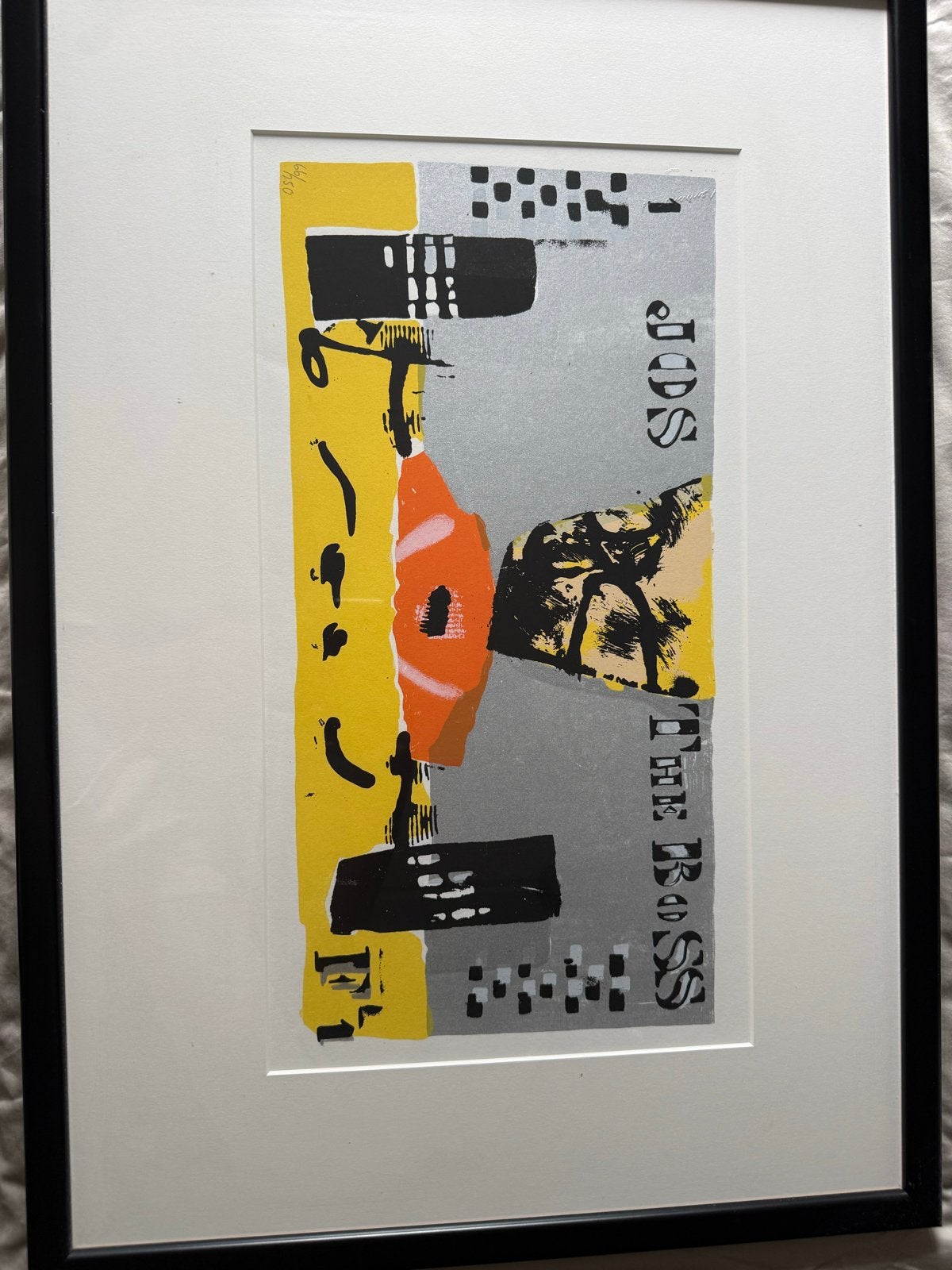 Zeefdruk herman brood, Ophalen of Verzenden