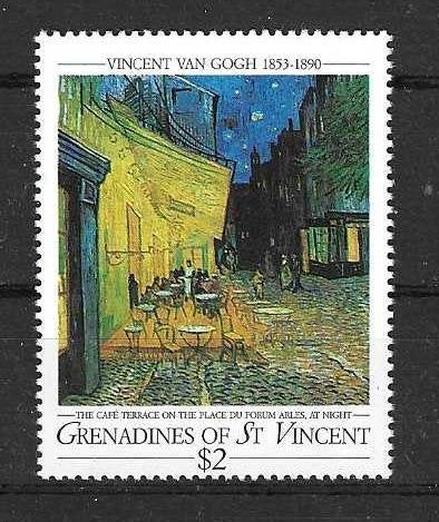 St. Vincent - Grenadines Michel 790 postfris  VAN GOGH, Ophalen of Verzenden, Postfris, Midden-Amerika