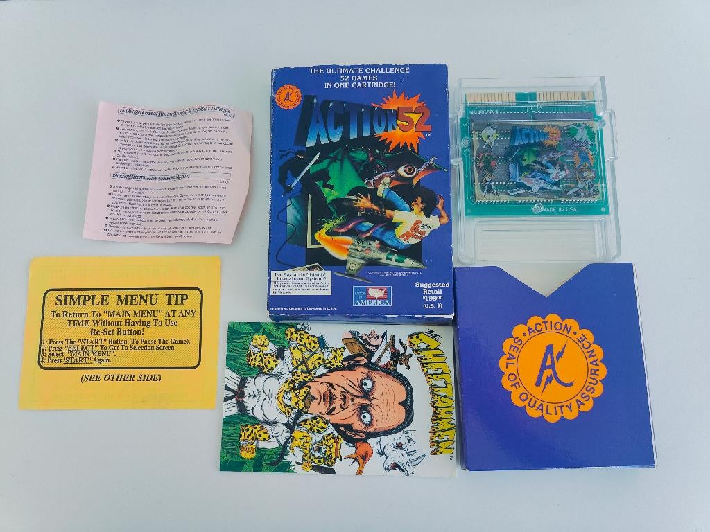 Action 52 Nintendo NES Cheetahman, Nintendo, Nintendo, Nintendo, Ophalen of Verzenden