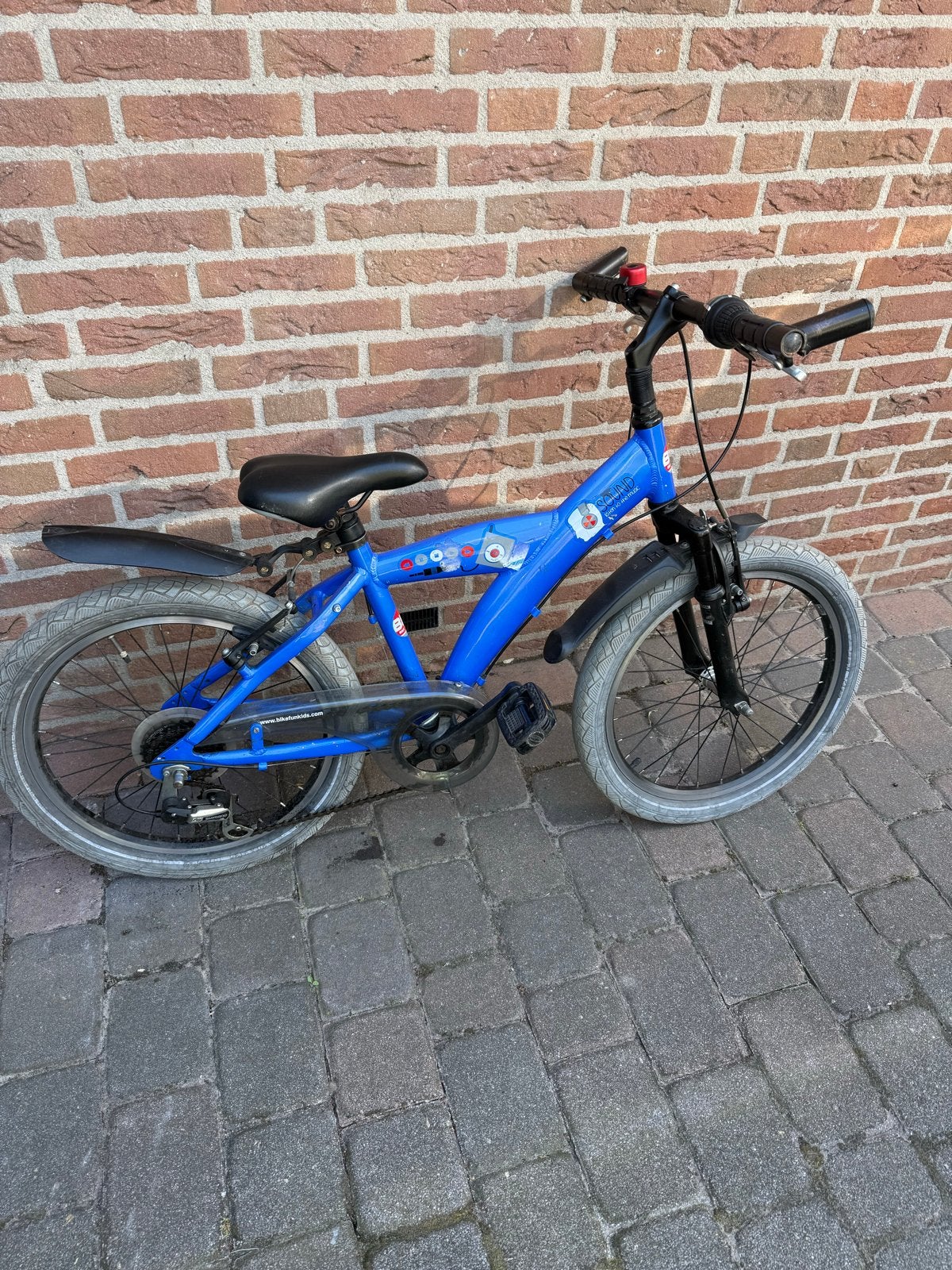Blauwe kinderfiets Bike Fun Kids 20 inch - Gebruikt, Ophalen, Gebruikt, Velgrem, 20 inch of meer
