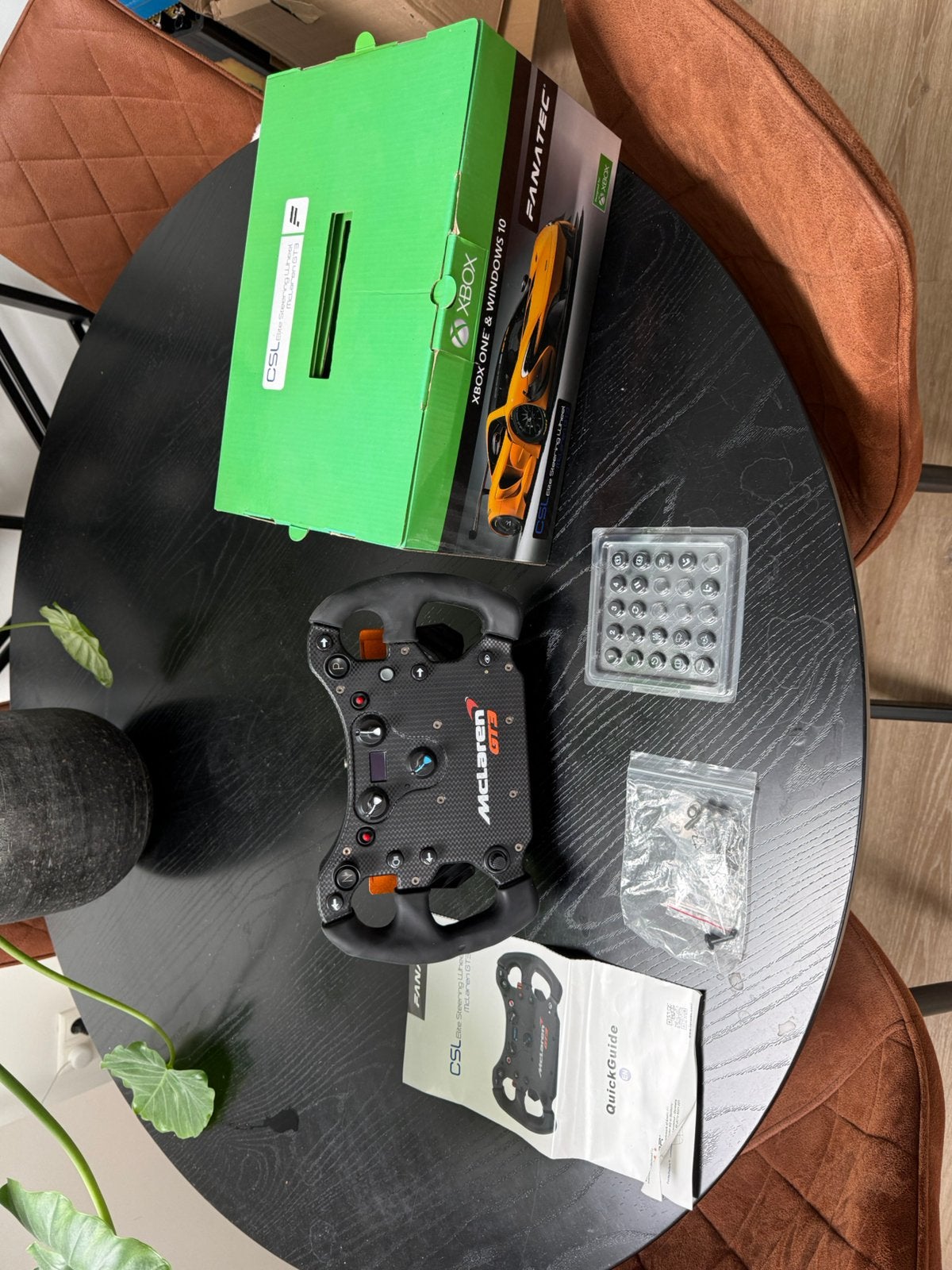 Fanatec CSL Elite steering wheel McLaren GT3 QR1, Computers en Software, Joysticks, Ophalen of Verzenden, Gebruikt